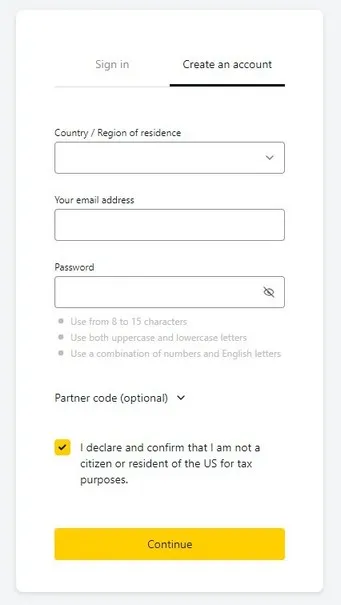 一方面，签署了-创建一个帐户。On the one hand, signed up-create an account.   